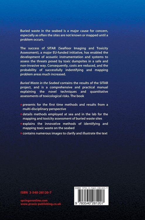 Produktbild: Buried Waste in the Seabed &ndash; Acoustic Imaging and Bio-toxicity
