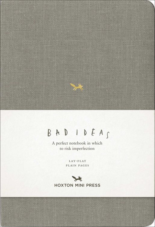 Produktbild: A Notebook for Bad Ideas (Medium / Light Grey / Unlined)