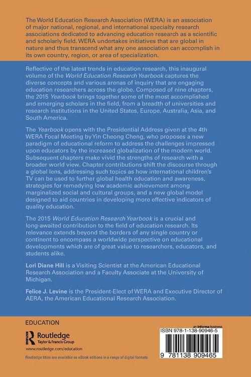 Produktbild: World Education Research Yearbook