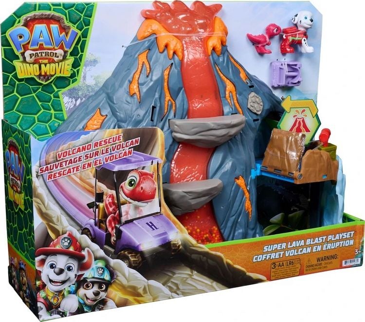 Produktbild: PAW Patrol: Der Dino Film, Super-Lava-Blast Vulkan-Spielset