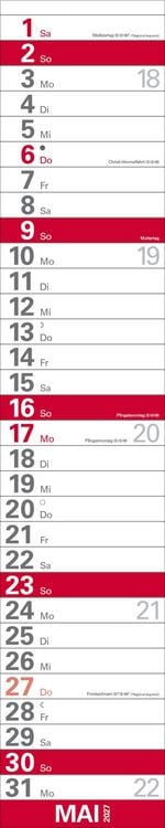 Produktbild: XXL Planer Gro&szlig;druck rot 2027