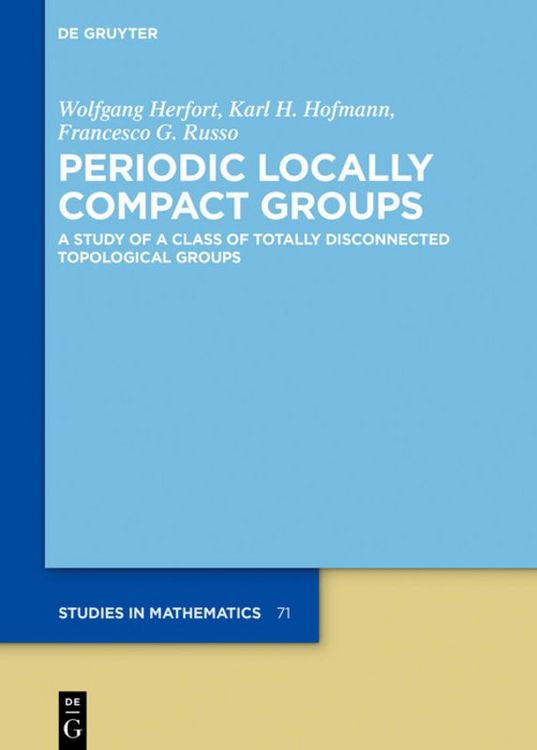 Produktbild: Periodic Locally Compact Groups