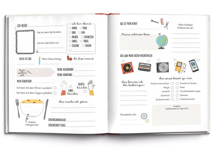 Produktbild: Meine Familie in einem Buch
