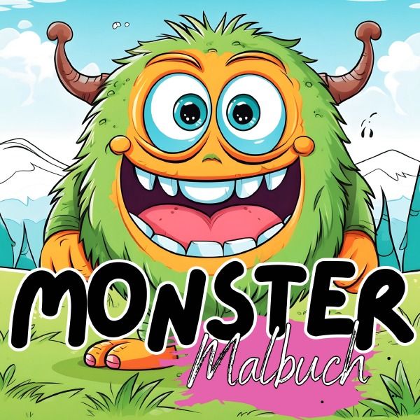 Produktbild: Malbuch Monster