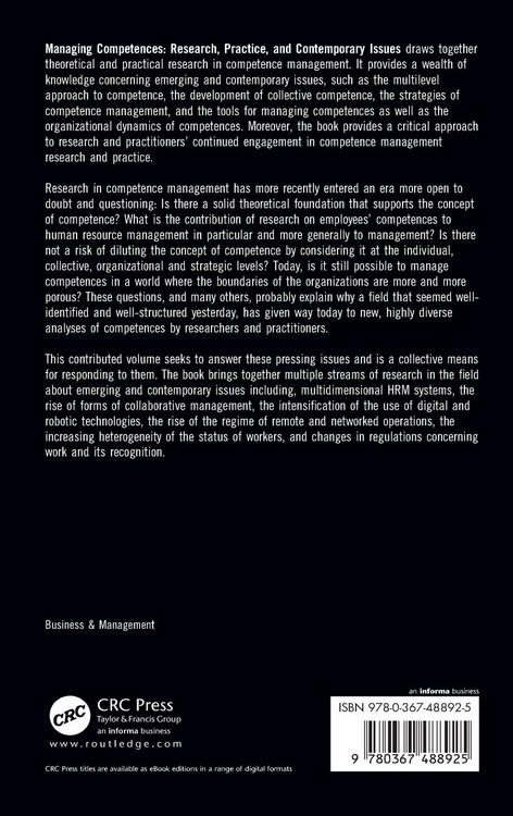 Produktbild: Managing Competences