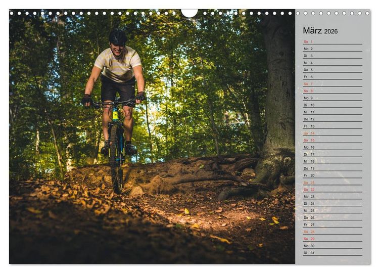 Produktbild: Mountainbike Action (Wandkalender 2026 DIN A3 quer), CALVENDO Monatskalender