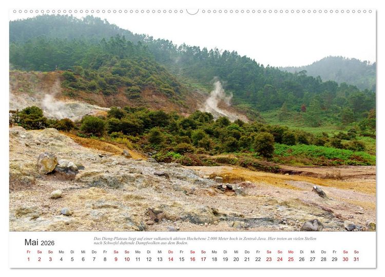 Produktbild: JAVA Natur pur (Wandkalender 2026 DIN A2 quer), CALVENDO Monatskalender