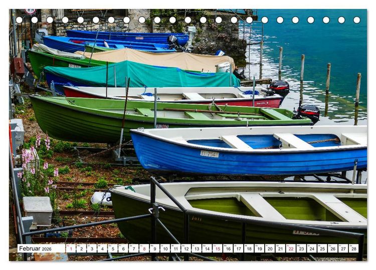 Produktbild: Impressionen vom Luganer See (Tischkalender 2026 DIN A5 quer), CALVENDO Monatskalender