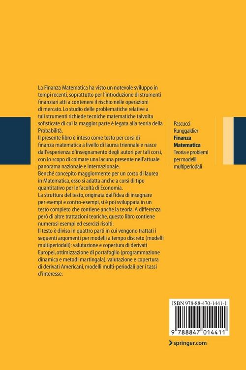 Produktbild: Finanza matematica