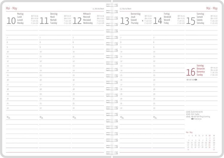 Produktbild: MyTimer Ringbuch Nature 2027