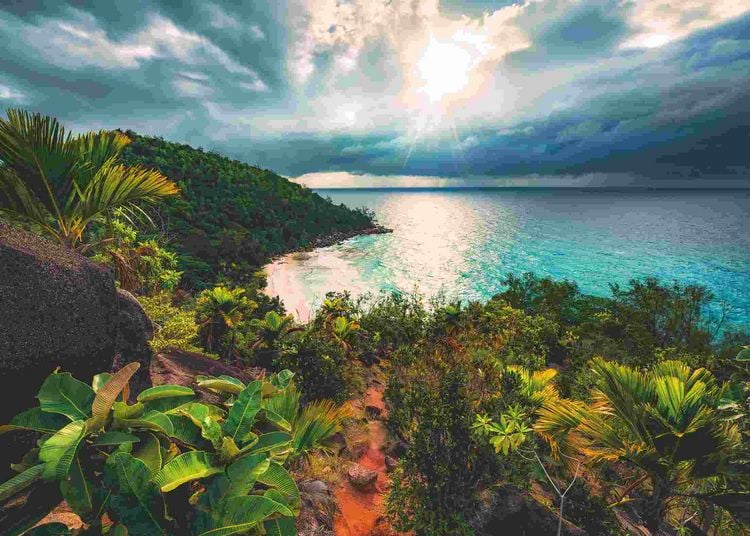 Produktbild: Erwachsenenpuzzle 1000 Teile - Praslin Seychelles