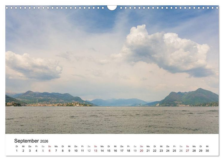 Produktbild: Lago Maggiore - Unterwegs am Westufer (Wandkalender 2026 DIN A3 quer), CALVENDO Monatskalender