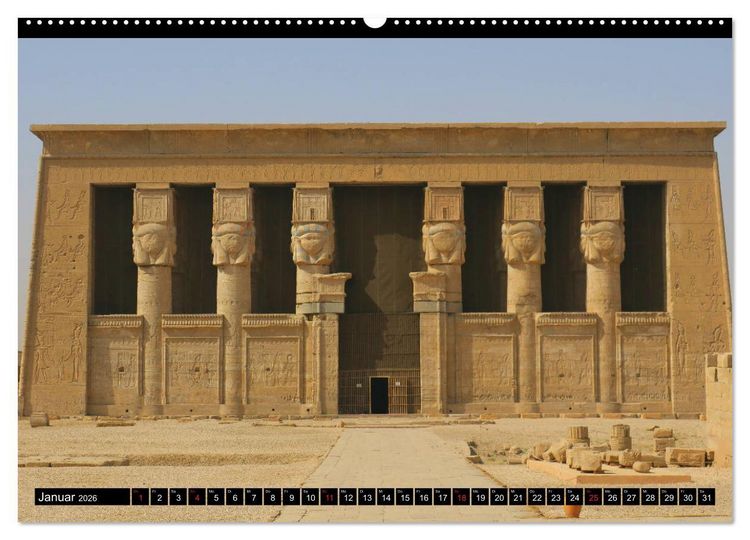 Produktbild: Zwischen Luxor und Qena - antikes &Auml;gypten am Nil (Wandkalender 2026 DIN A2 quer), CALVENDO Monatskalender