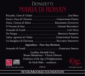 Produktbild: Stoyanova/Purves/Elder/Orchestra Of The: Maria Di Rohan