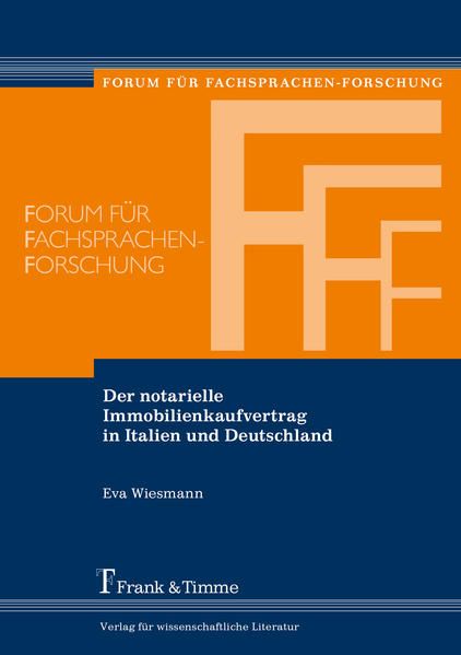 Produktbild: Der notarielle Immobilienkaufvertrag in Italien und Deutschland