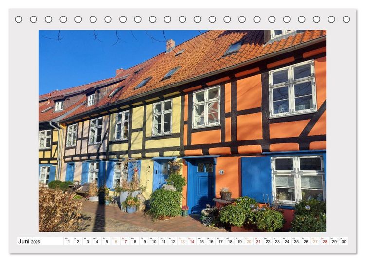 Produktbild: Stralsund genie&szlig;en (Tischkalender 2026 DIN A5 quer), CALVENDO Monatskalender