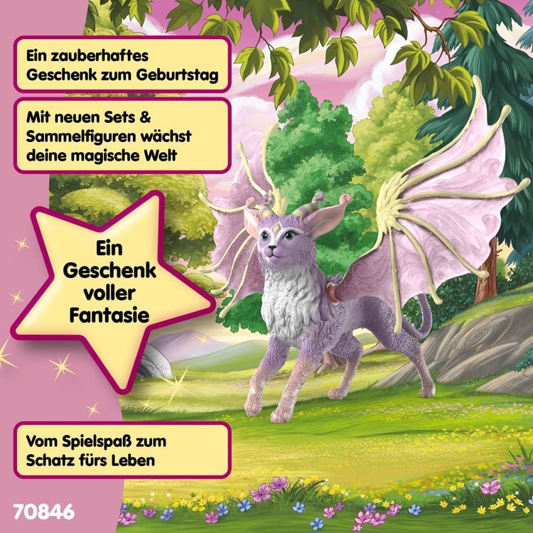 Produktbild: schleich&reg; 70846 Gefl&uuml;gelter Katzendrache