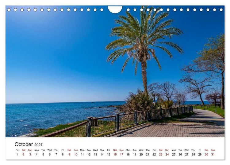 Produktbild: TURKISH RIVIERA Ancient echoes and azure coasts (Wall Calendar 2027 DIN A4 landscape), CALVENDO 12 Month Wall Calendar