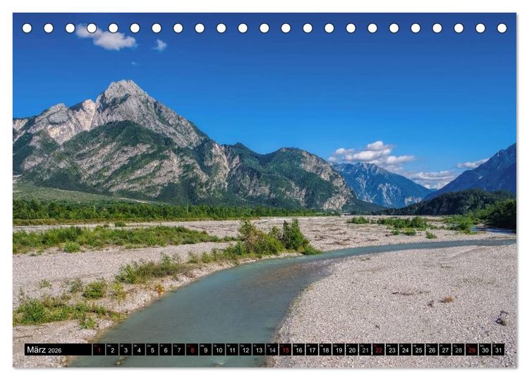 Produktbild: Friaul-Julisch Venetien - zwischen Alpen und Adria (Tischkalender 2026 DIN A5 quer), CALVENDO Monatskalender