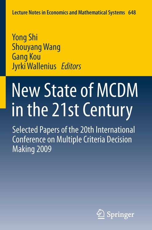 Produktbild: New State of MCDM in the 21st Century