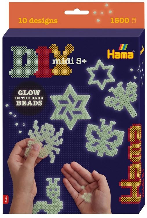 Produktbild: Hama Geschenkpackung Leuchtmotive, 3 Stiftplatten mit ca. 1500 Leuchtperlen