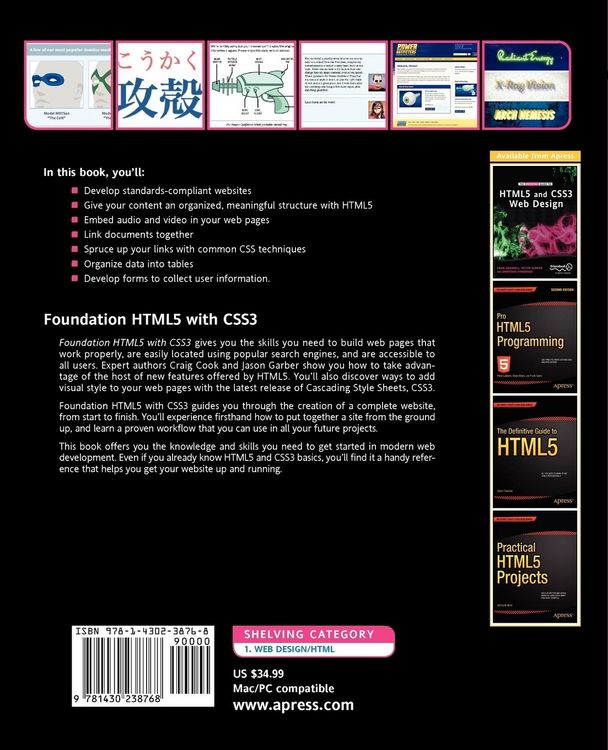 Produktbild: Foundation HTML5 with CSS3
