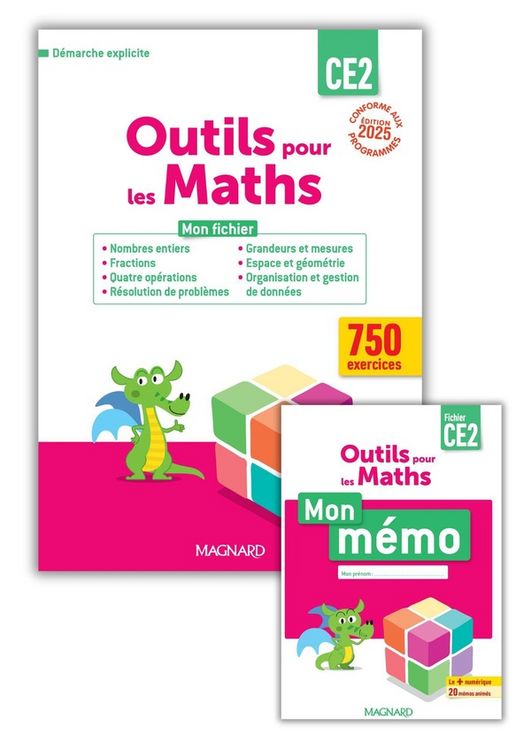 Produktbild: Outils Pour les Maths ; Ce2 : Par Domaine ; Fichier de l'Eleve + Memo