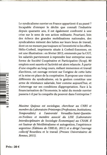 Produktbild: Adieux au Patronat; Luttes et Gestion Ouvrieres Dans une Usine