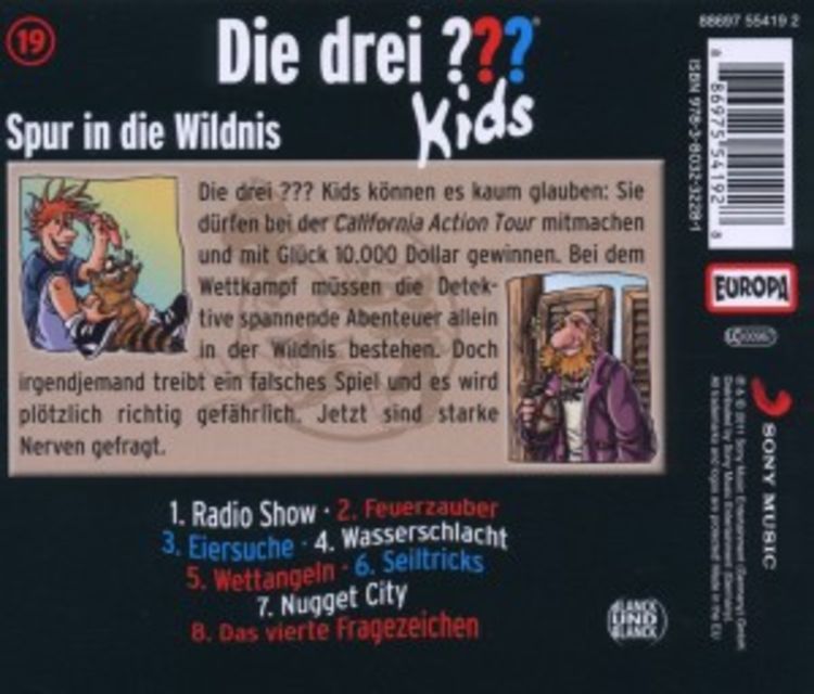 Produktbild: Die drei ??? Kids (19) Spur in die Wildnis