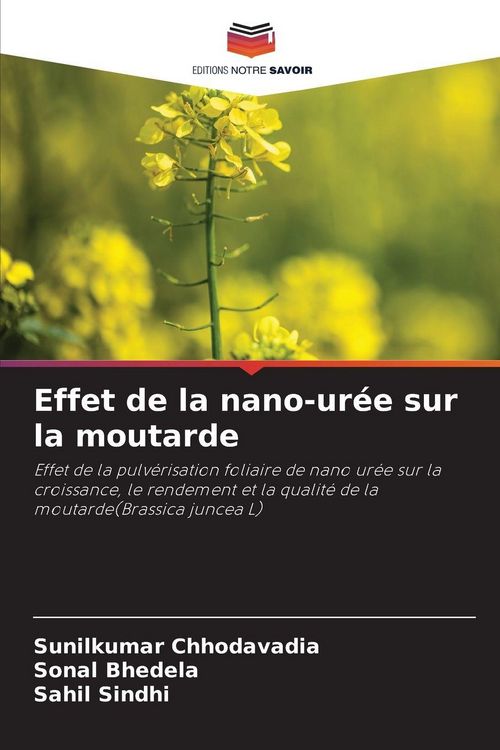 Produktbild: Effet de la nano-ur&eacute;e sur la moutarde