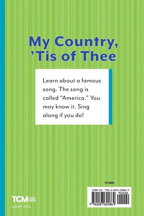 Produktbild: My Country, 'Tis of Thee