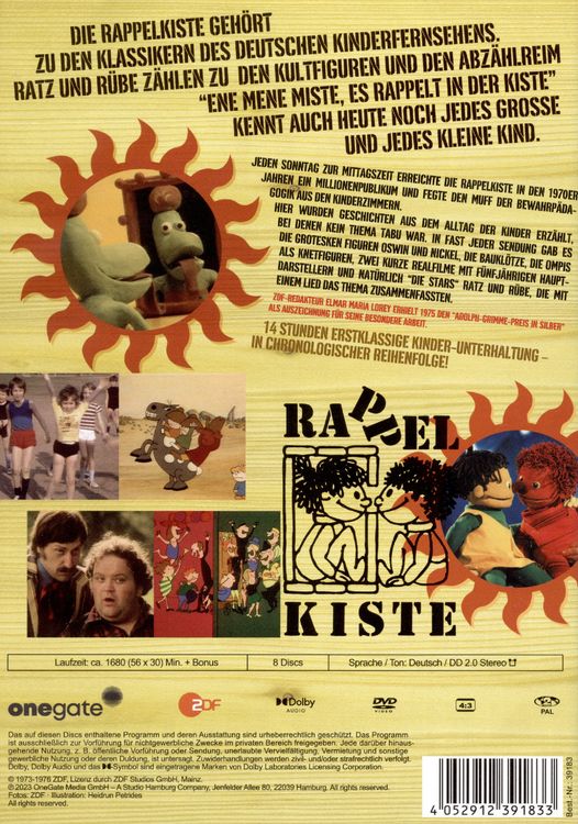 Produktbild: Rappelkiste - Folge 1-56 [8 DVDs]