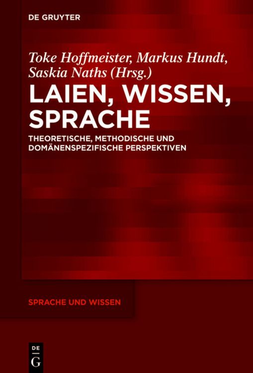 Produktbild: Laien, Wissen, Sprache