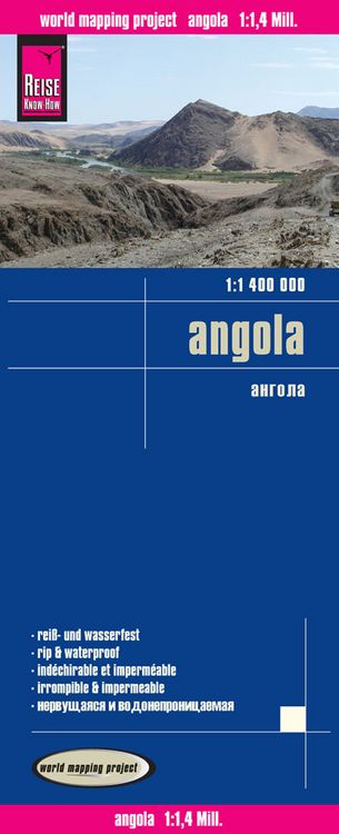 Produktbild: Reise Know-How Landkarte Angola (1:1.400.000)