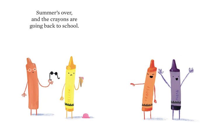 Produktbild: The Crayons Go Back to School