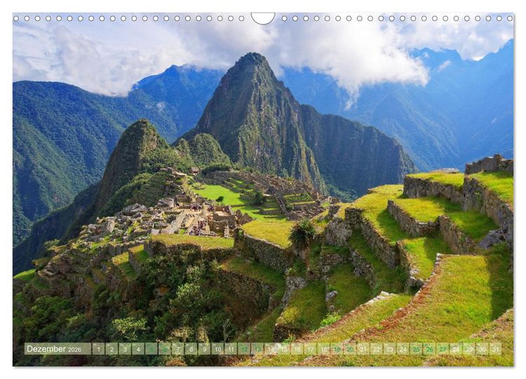 Produktbild: Bekanntes und Unbekanntes Peru (Wandkalender 2026 DIN A3 quer), CALVENDO Monatskalender