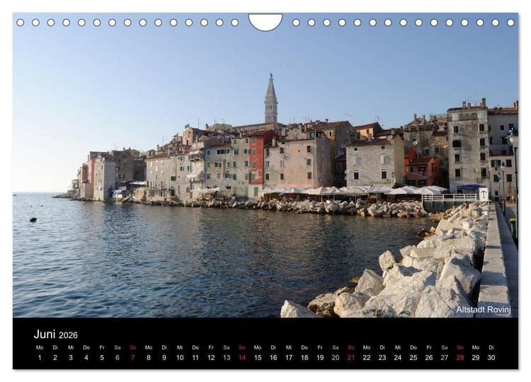 Produktbild: ISTRIEN - Die Perle Kroatiens (Wandkalender 2026 DIN A4 quer), CALVENDO Monatskalender