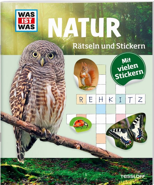Produktbild: WAS IST WAS R&auml;tseln und Stickern: Natur