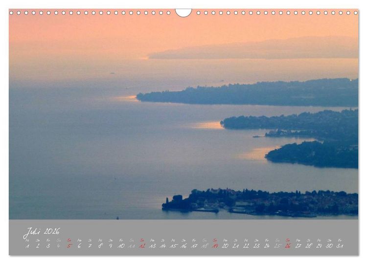 Produktbild: Farbrausch Bodensee (Wandkalender 2026 DIN A3 quer), CALVENDO Monatskalender
