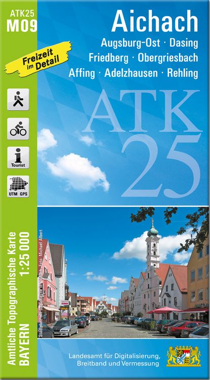 Produktbild: ATK25-M09 Aichach (Amtliche Topographische Karte 1:25000)