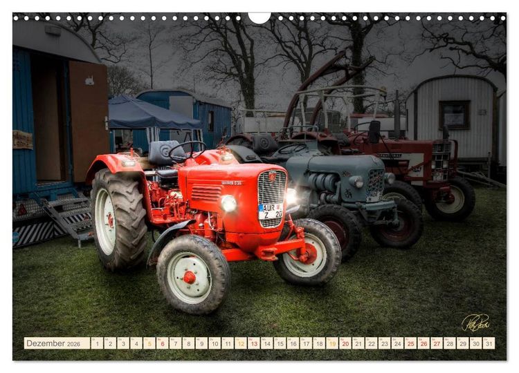 Produktbild: Oldtimer - Traktoren f&uuml;r Liebhaber (Wandkalender 2026 DIN A3 quer), CALVENDO Monatskalender