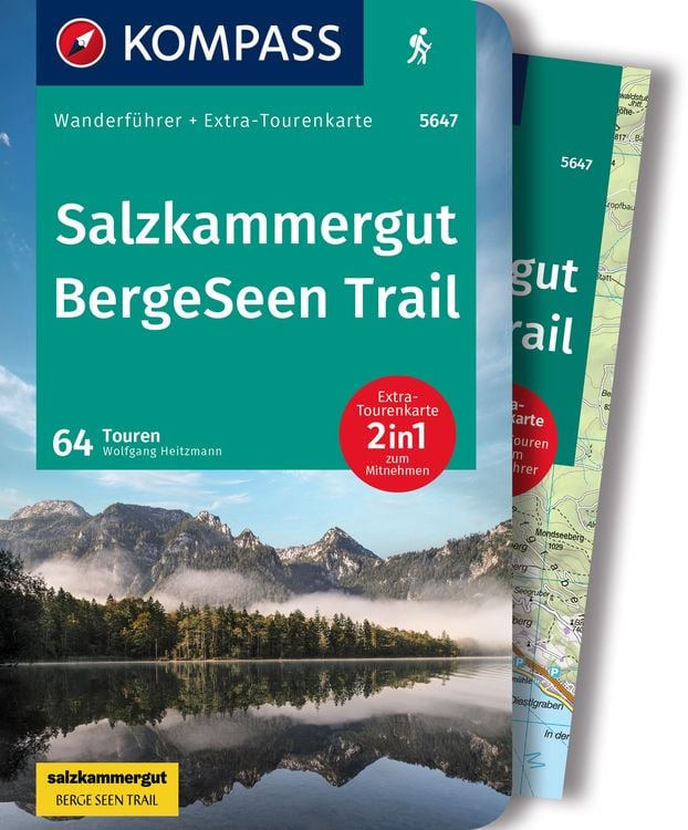 Bild vom Artikel KOMPASS Wanderführer Salzkammergut BergeSeen Trail, 61 Touren mit Extra-Tourenkarte vom Autor Wolfgang Heitzmann