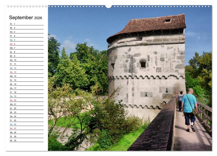 Produktbild: N&ouml;rdlingen - Ansichtssache (hochwertiger Premium Wandkalender 2026 DIN A2 quer), Kunstdruck in Hochglanz