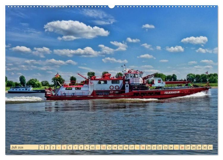 Produktbild: Feuerwehr - weltweit im Einsatz (hochwertiger Premium Wandkalender 2026 DIN A2 quer), Kunstdruck in Hochglanz