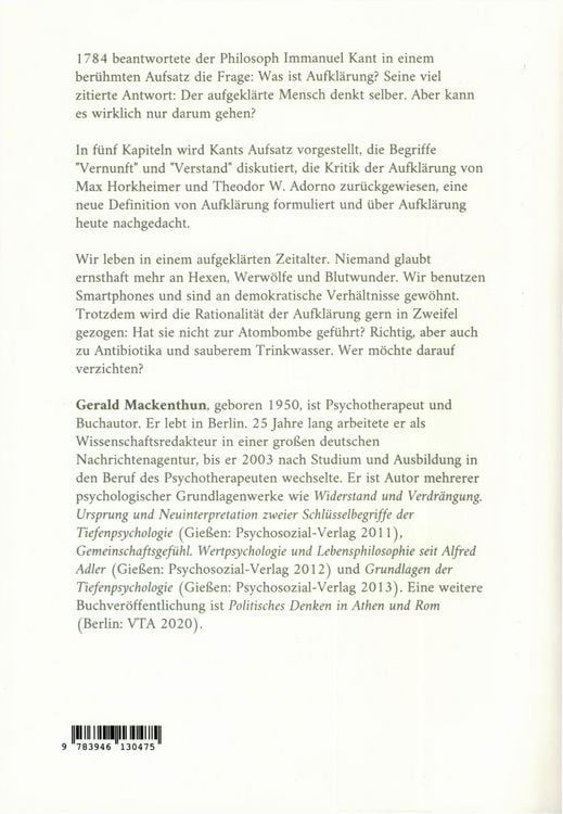 Produktbild: Was ist Aufkl&auml;rung?