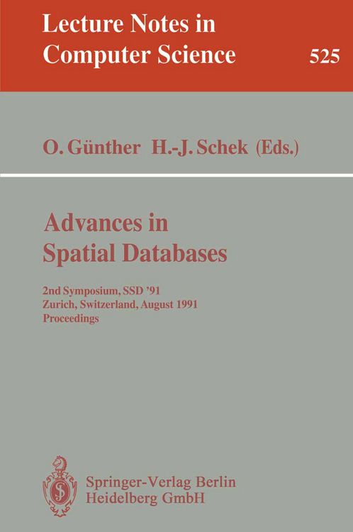 Produktbild: Advances in Spatial Databases