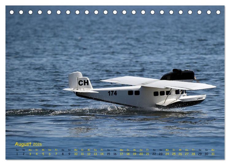 Produktbild: Abenteuer Wasserflug (Tischkalender 2026 DIN A5 quer), CALVENDO Monatskalender