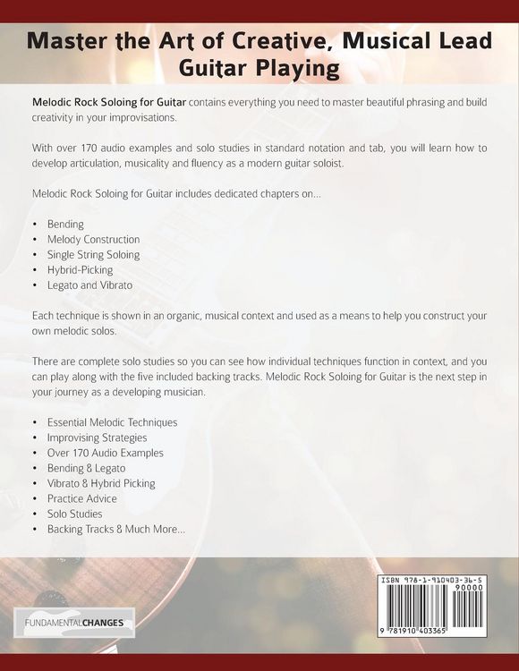 Produktbild: Melodic Rock Soloing For Guitar