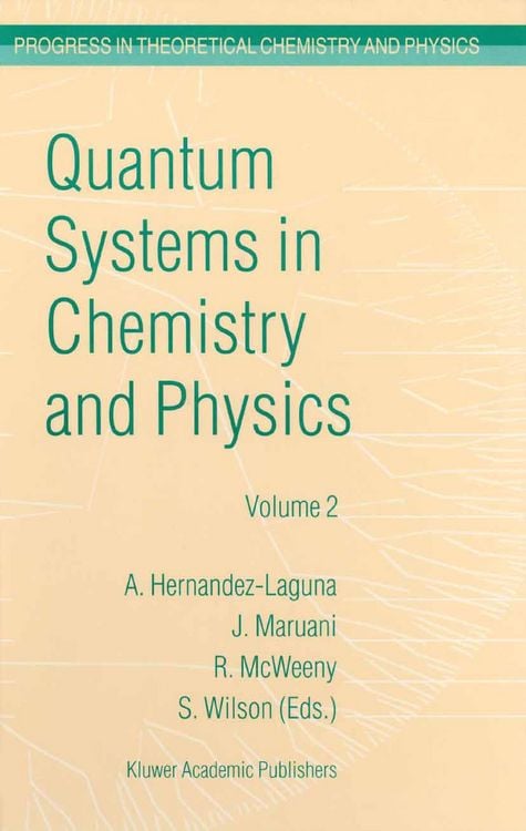 Produktbild: Quantum Systems in Chemistry and Physics