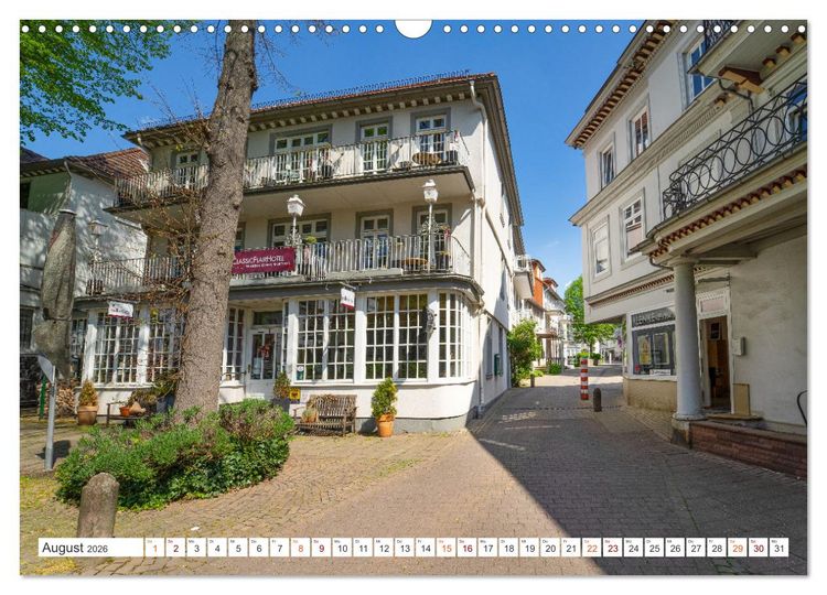 Produktbild: Bad Pyrmont Impressionen (Wandkalender 2026 DIN A3 quer), CALVENDO Monatskalender